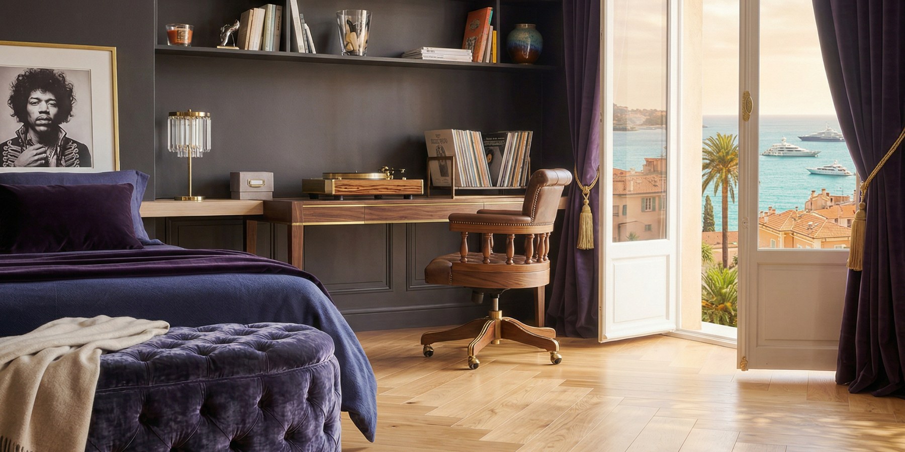 Wood walls in living rooms